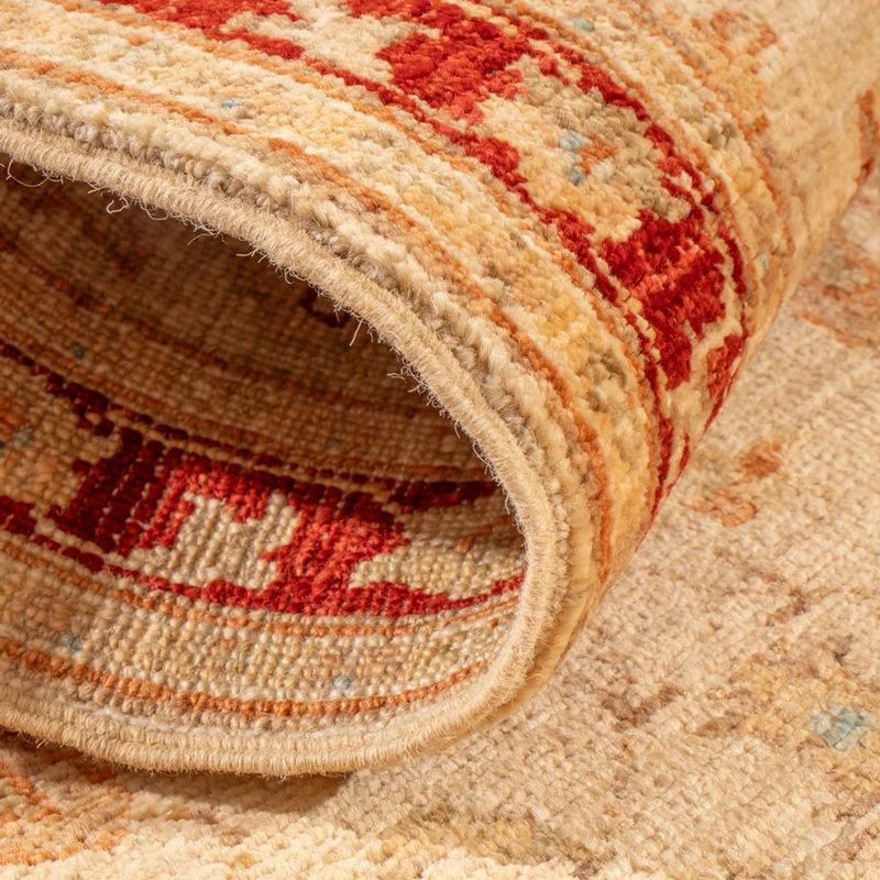 Ziegler Teppich 48x144cm - Orientteppich - beige