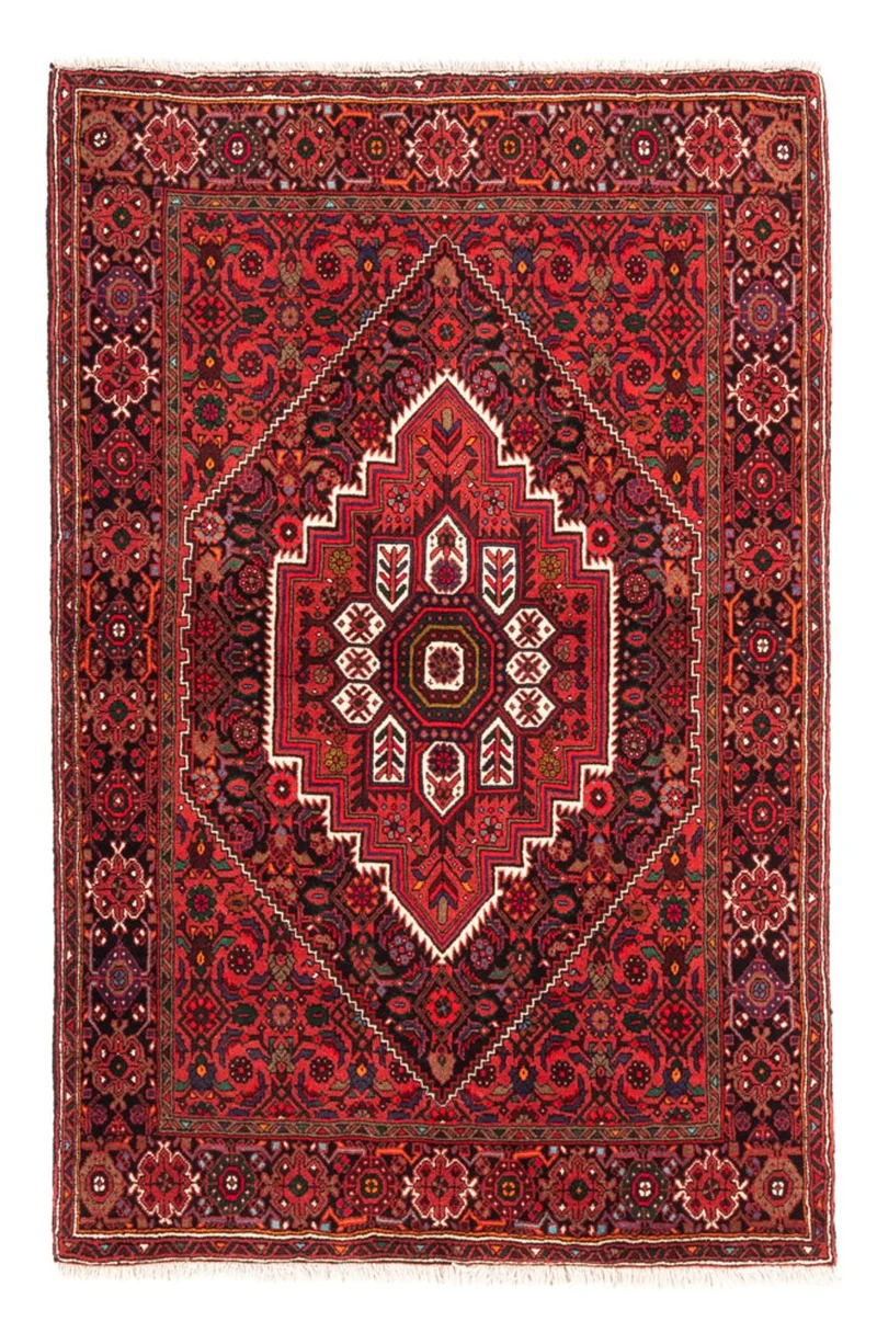 Gholtogh Teppich 105x155cm - Perserteppich - rot