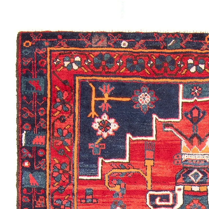 Hamadan Teppich 155x310cm - Perserteppich - rot