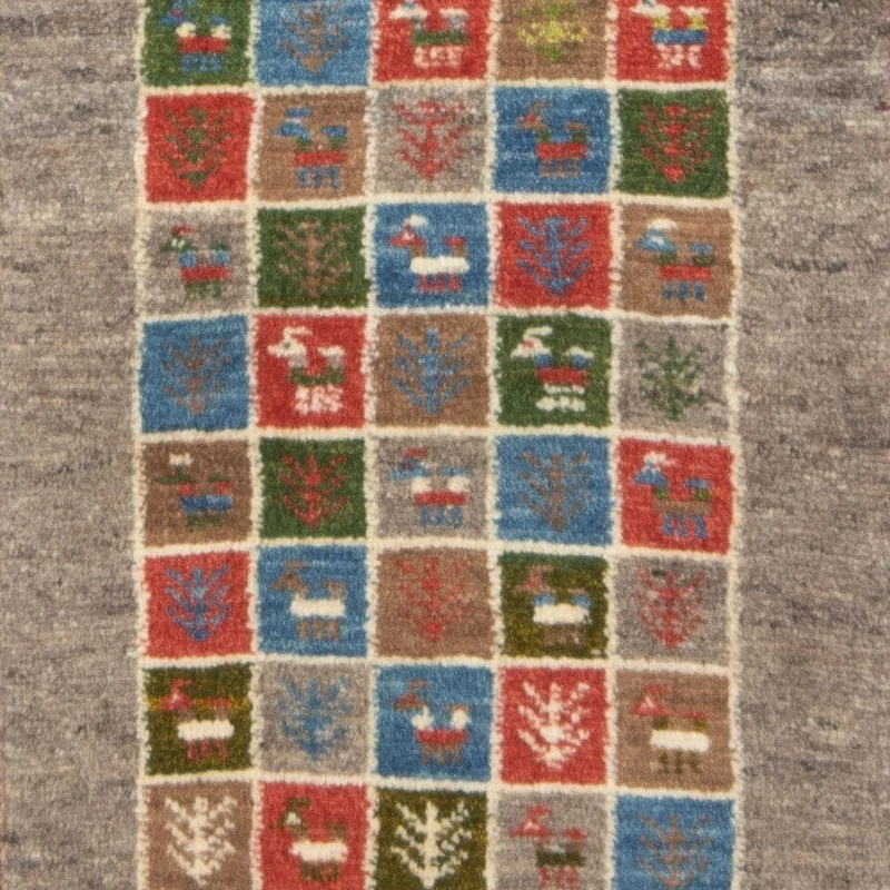 Läufer Gabbeh - Perser - 51 x 150 cm - mehrfarbig