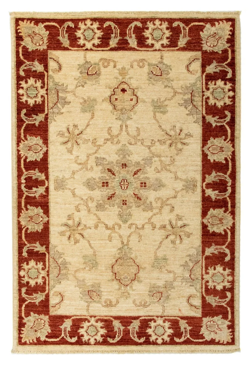 Ziegler Teppich 80x120cm - Orientteppich - beige