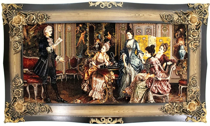 Bild-Teppich 70x120cm - Orientteppich - mehrfarbig