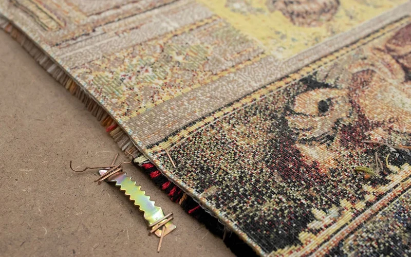 Bild-Teppich 70x120cm - Orientteppich - mehrfarbig