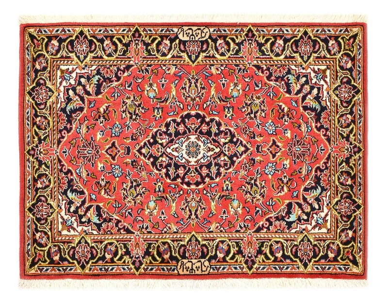 Keshan Teppich 70x100cm - Perserteppich - rot