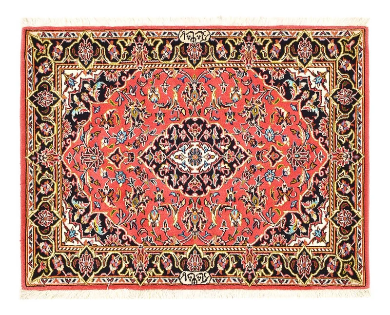 Keshan Teppich 70x100cm - Perserteppich - rot