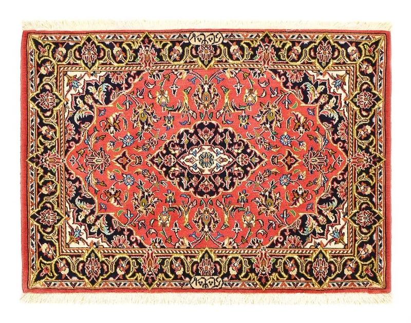 Keshan Teppich 70x100cm - Perserteppich - rot