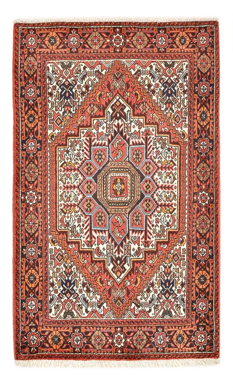 Gholtogh Teppich 75x123cm - Perserteppich - hellrot