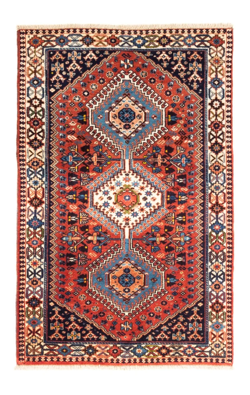 Yalameh Teppich 81x125cm - Perserteppich - rot