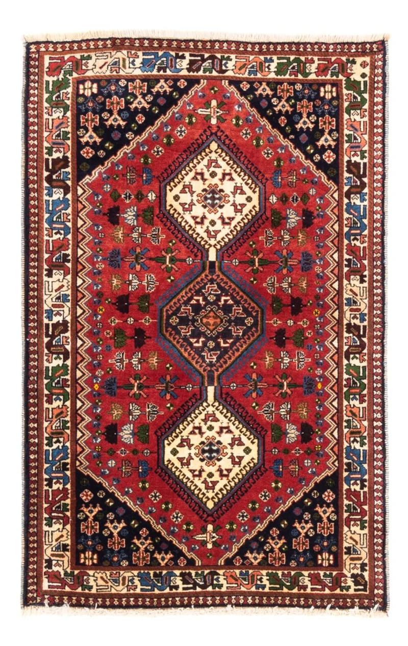 Yalameh Teppich 80x127cm - Perserteppich - rot