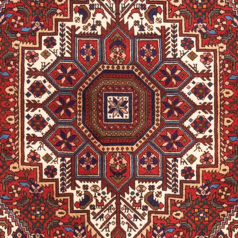 Gholtogh Teppich 98x148cm - Perserteppich - rot
