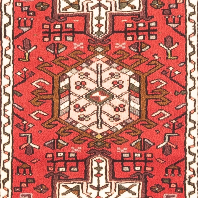 Qaraja Teppich 70x390cm - Perserteppich - rot