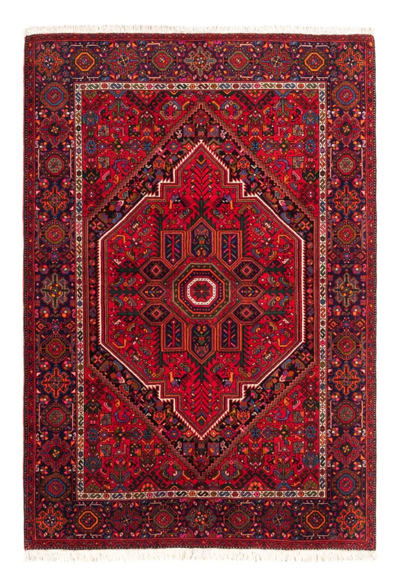 Gholtogh Teppich 100x144cm - Perserteppich - rot