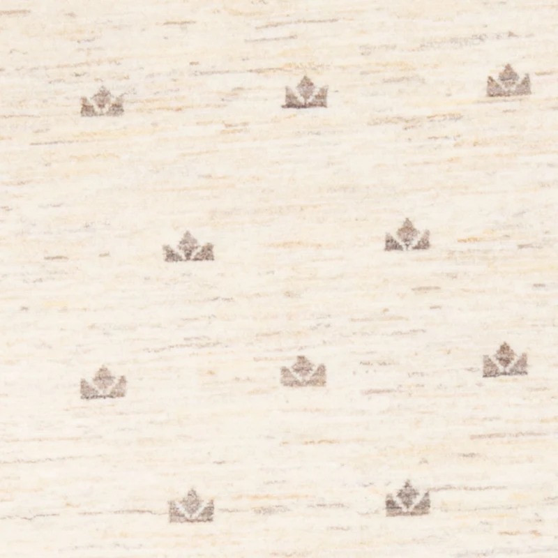 Gabbeh Persisch Teppich 96x145cm - Perserteppich Wollteppich - hellbeige