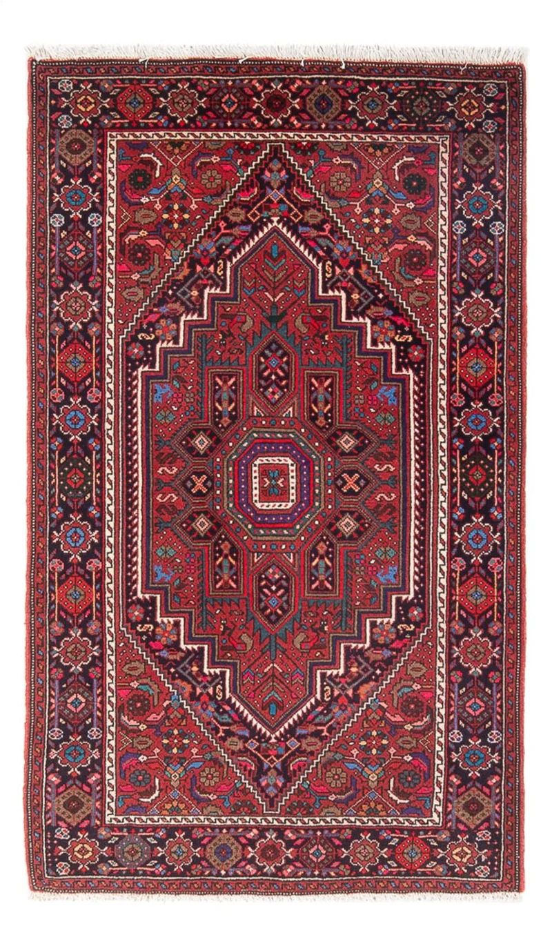 Gholtogh Teppich 76x123cm - Perserteppich - rot