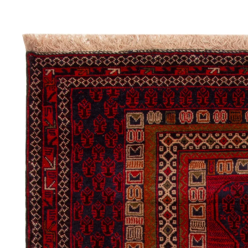 Belutsch Teppich 91x138cm - Orientteppich - rot