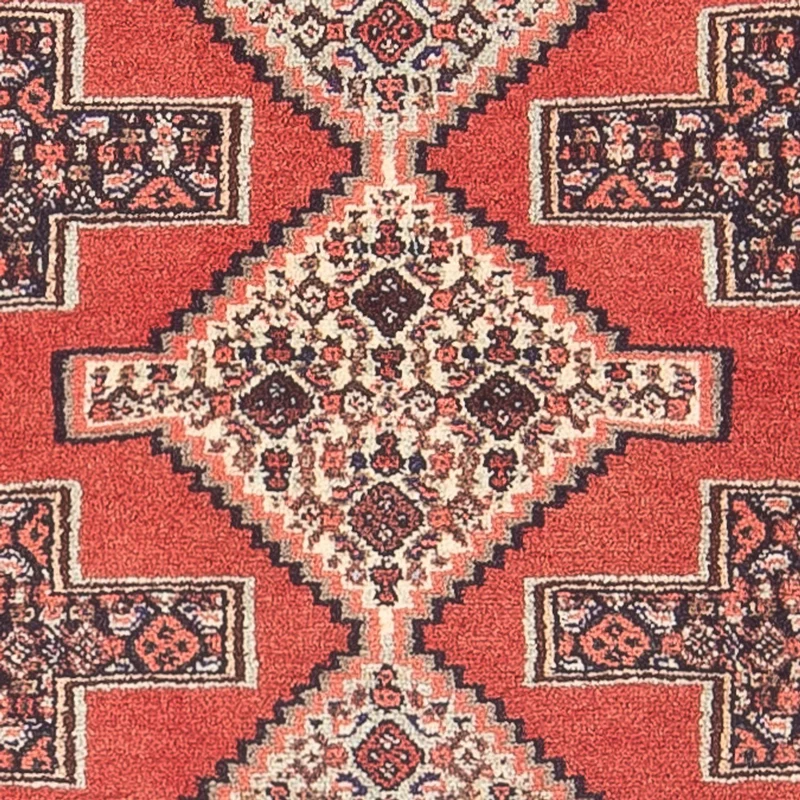 Senneh Teppich 72x98cm - Perserteppich - rot