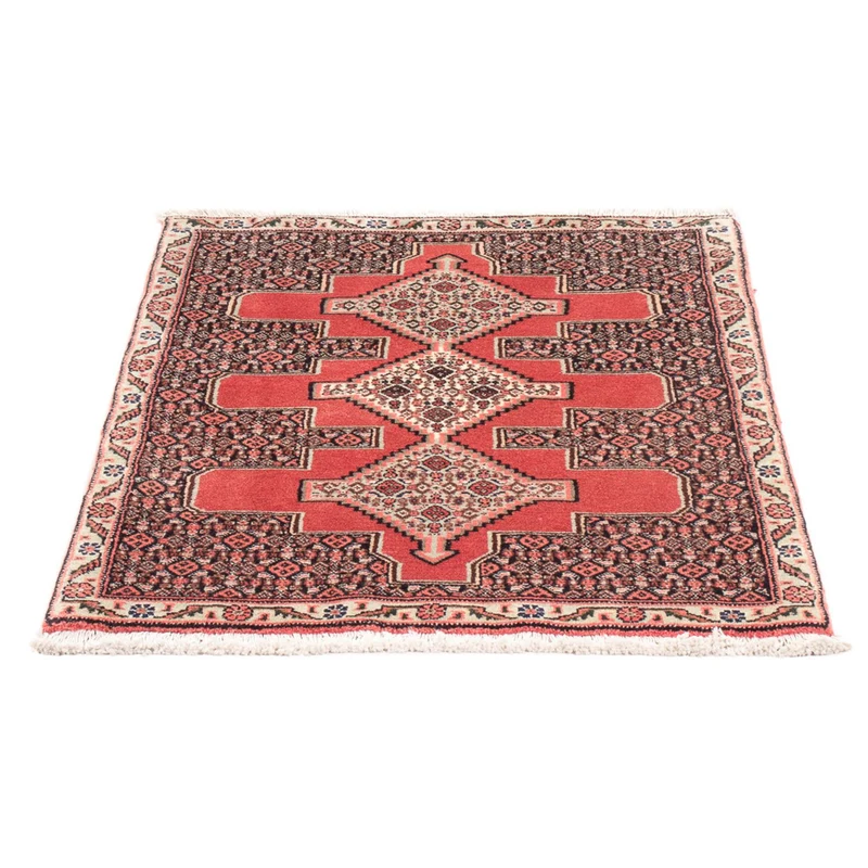 Senneh Teppich 72x98cm - Perserteppich - rot
