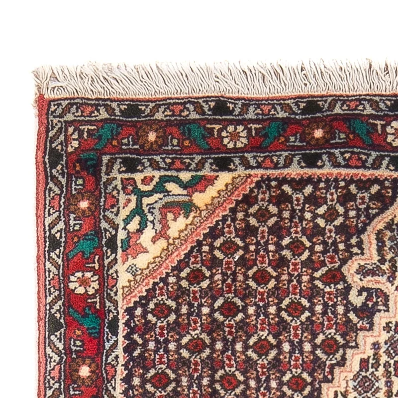Senneh Teppich 70x110cm - Perserteppich - dunkelblau