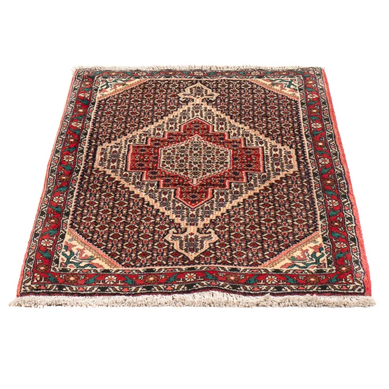 Senneh Teppich 70x110cm - Perserteppich - dunkelblau