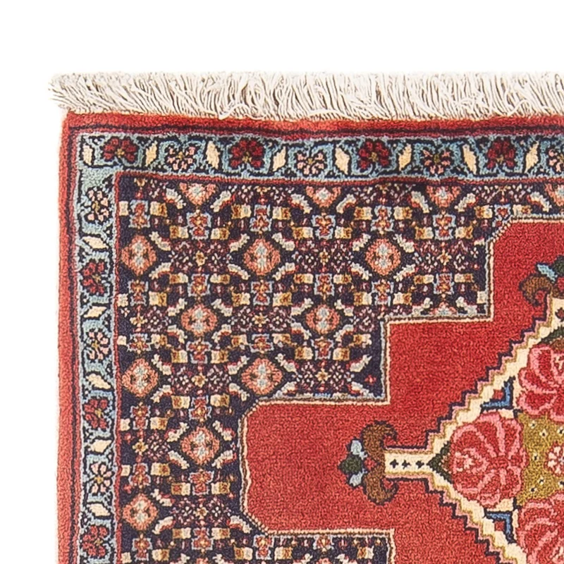 Senneh Teppich 75x102cm - Perserteppich - rot