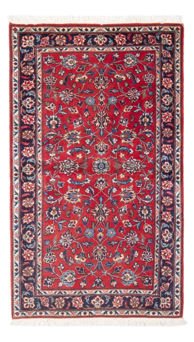 Keshan Teppich 70x130cm - Perserteppich - rot