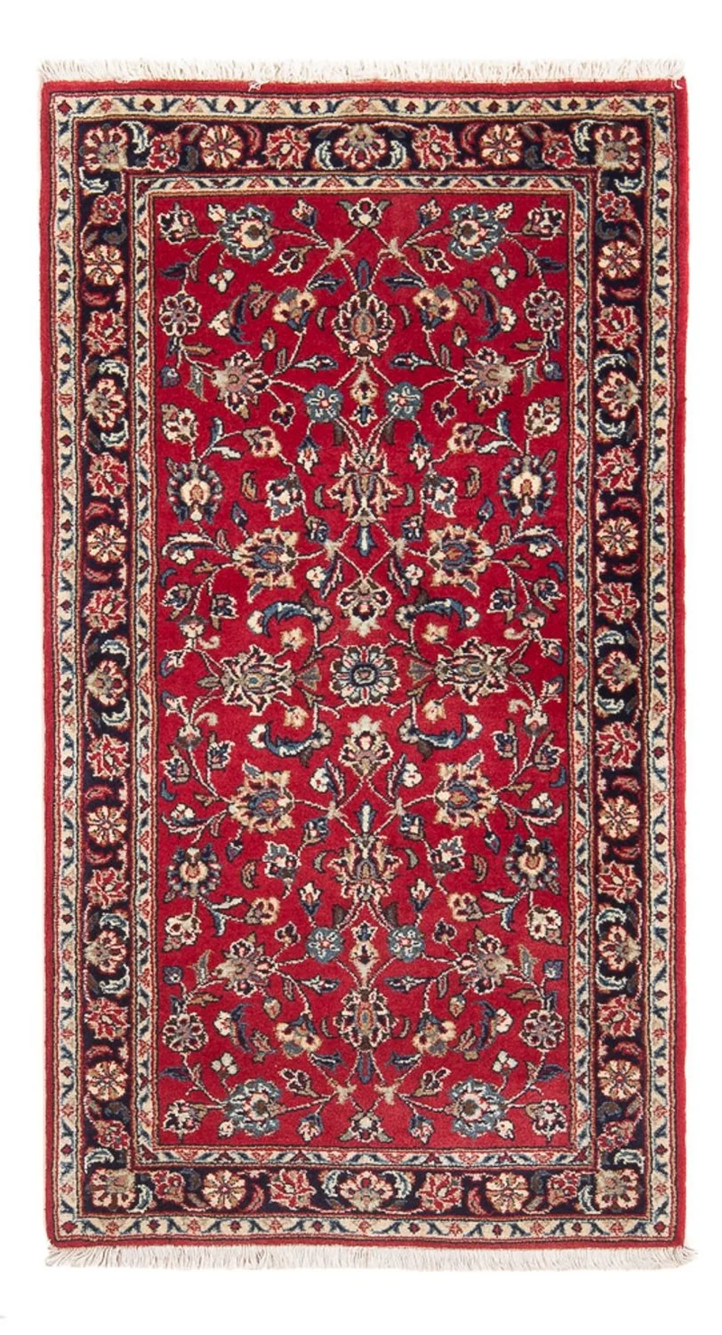 Keshan Teppich 70x130cm - Perserteppich - rot