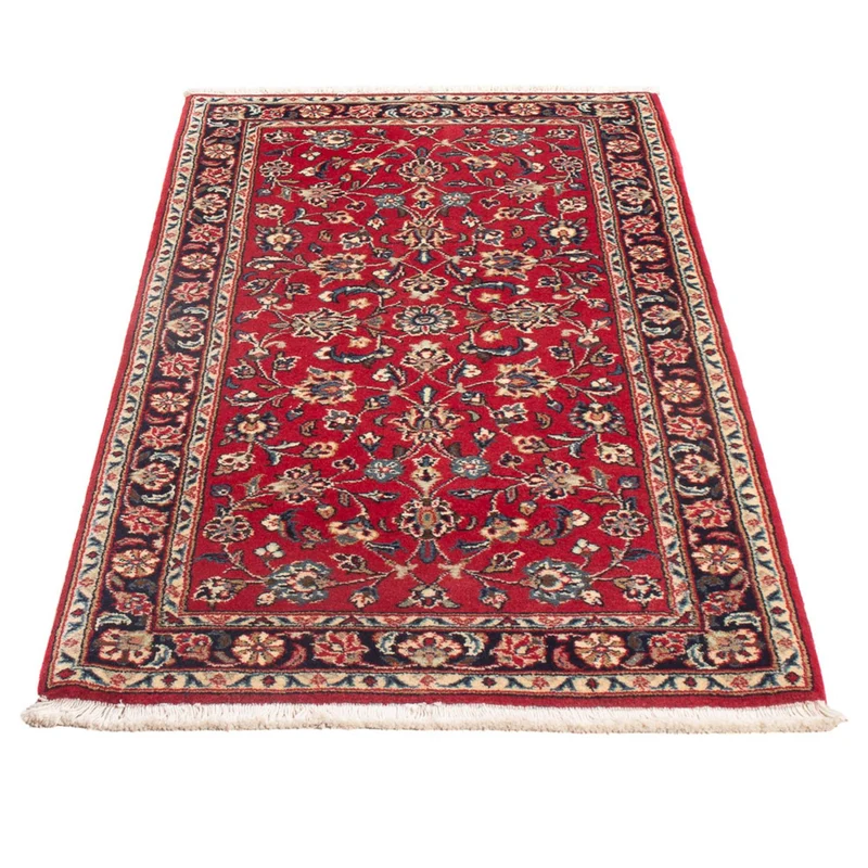 Keshan Teppich 70x130cm - Perserteppich - rot