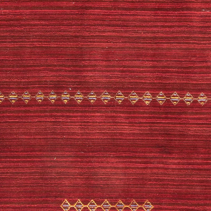 Loribaft Loom Teppich 170x240cm - Wollteppich - dunkelrot