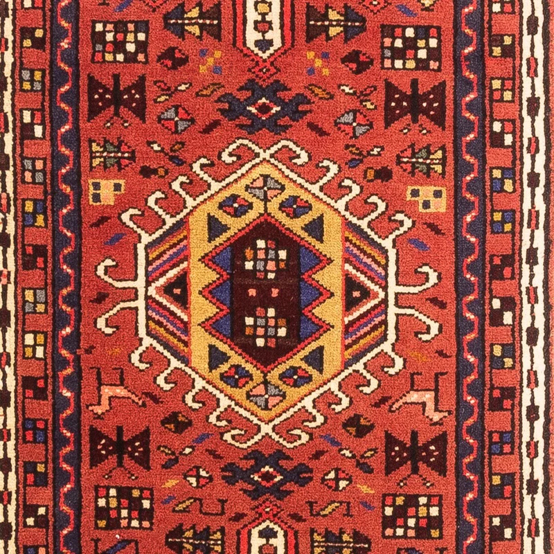 Qaraja Teppich 70x293cm - Perserteppich - rot