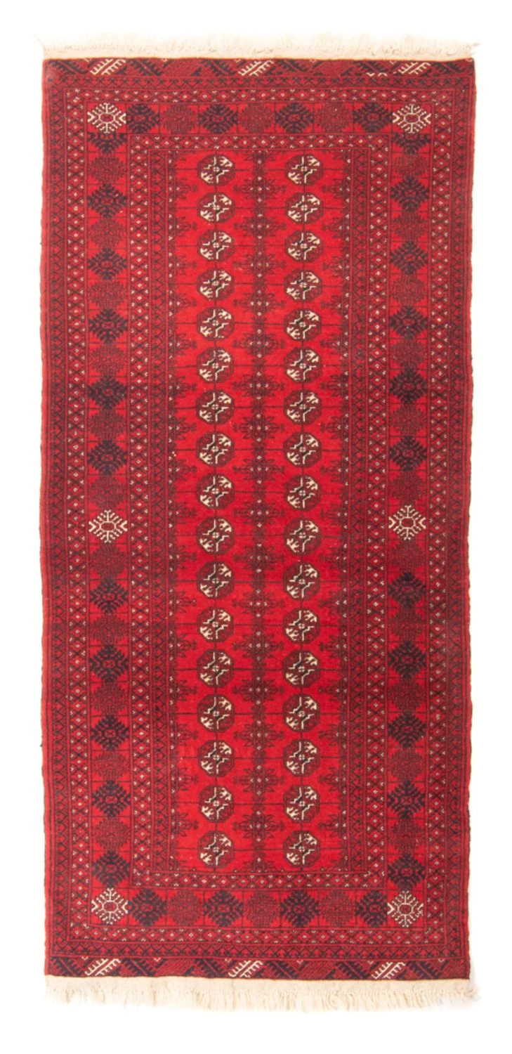 Turkaman Teppich 85x194cm - Orientteppich - rot