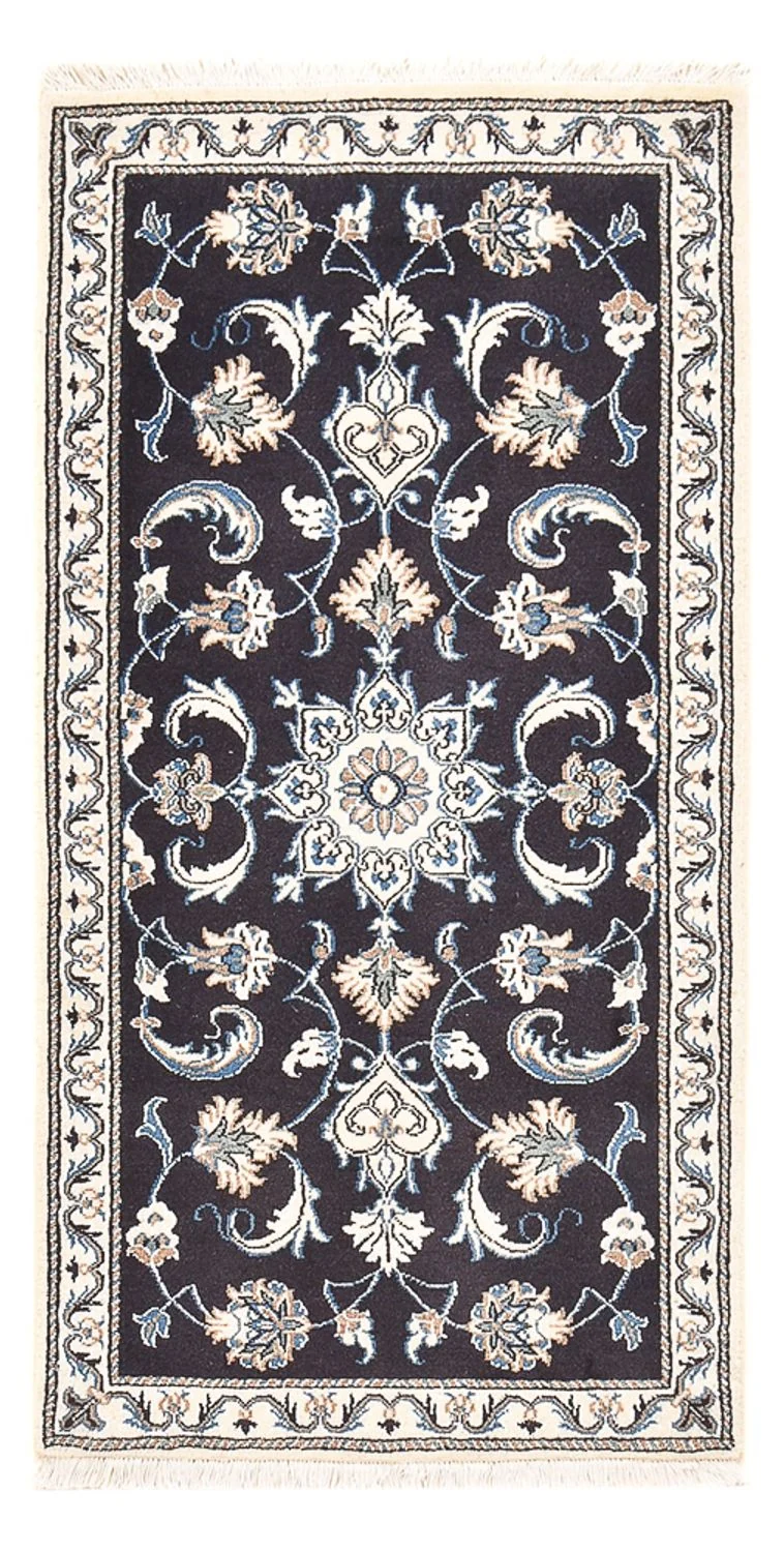 Nain - 12La Teppich 70x140cm - Perserteppich - dunkelblau