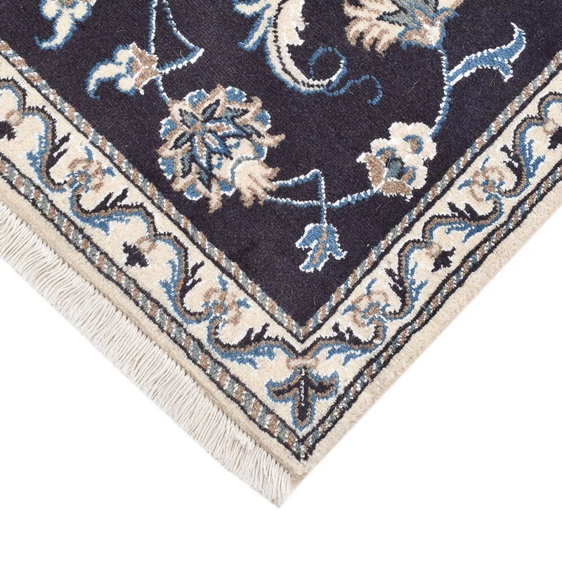 Nain - 12La Teppich 70x140cm - Perserteppich - dunkelblau