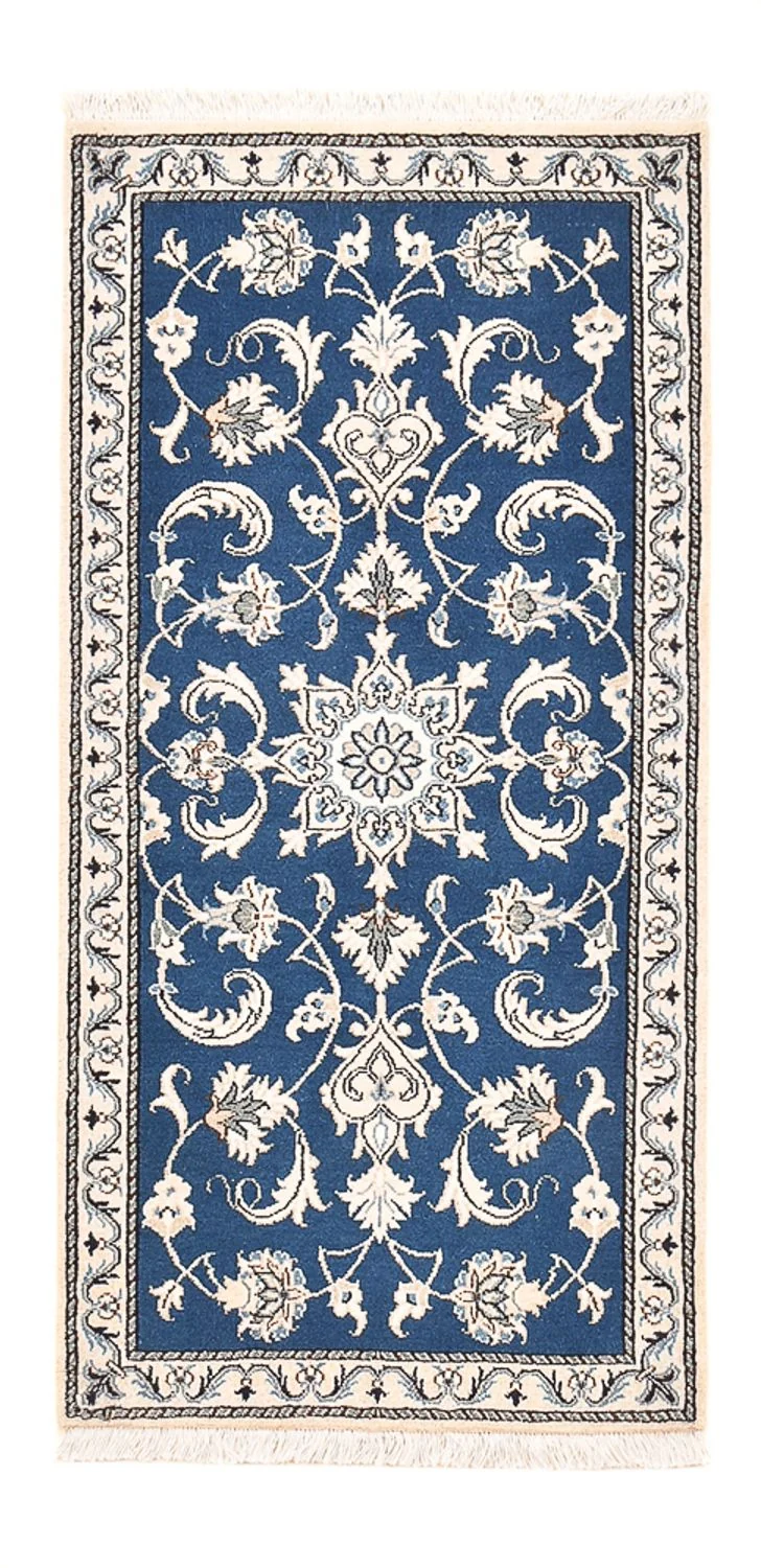 Nain - 12La Teppich 68x140cm - Perserteppich - blau