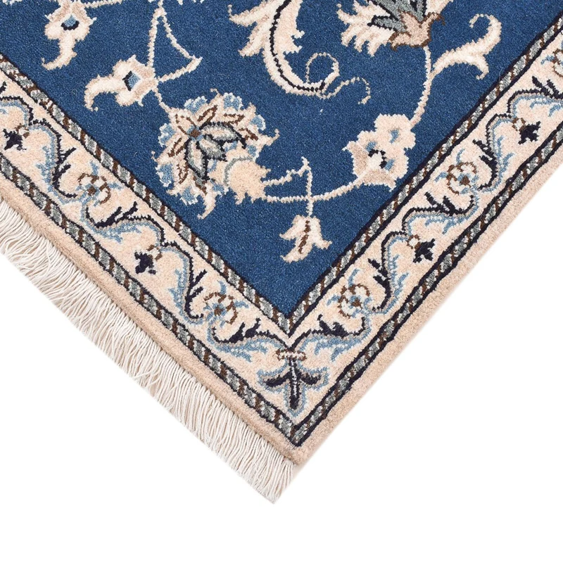 Nain - 12La Teppich 68x140cm - Perserteppich - blau
