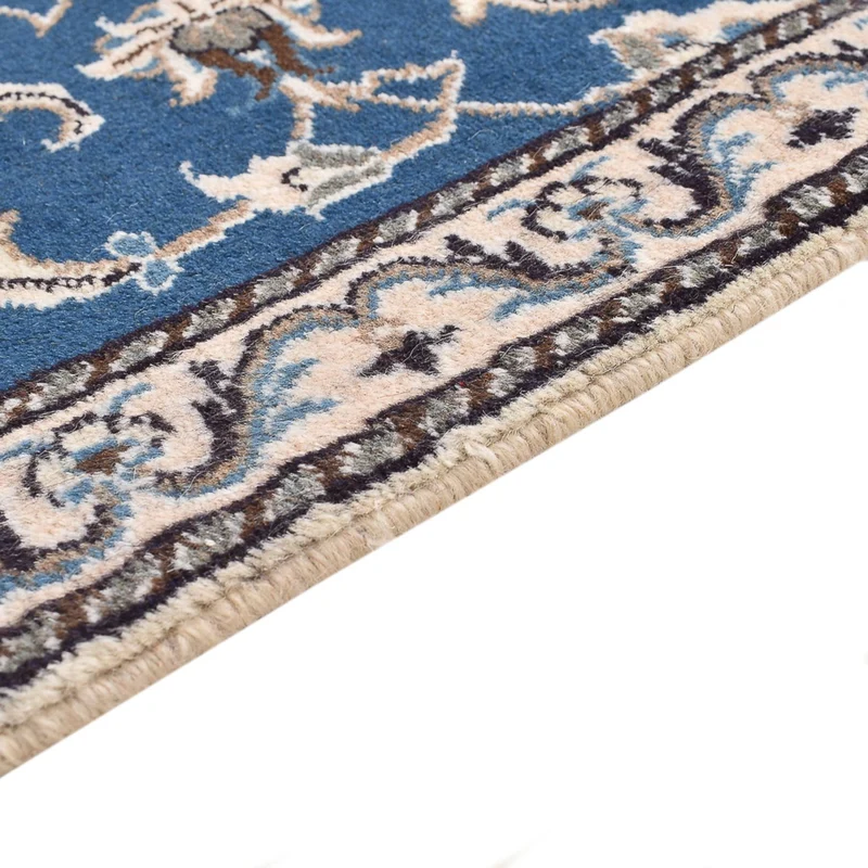 Perserteppich - Nain - 70 x 136 cm - blau