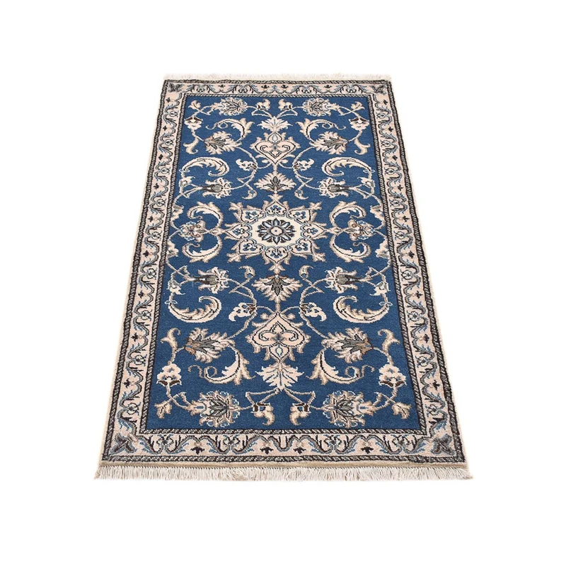 Perserteppich - Nain - 70 x 136 cm - blau