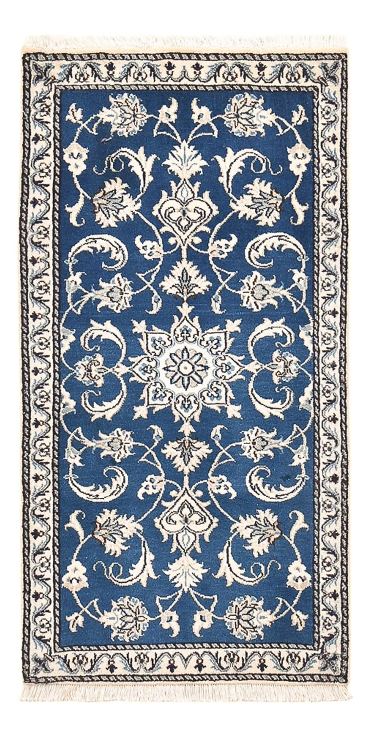 Nain - 12La Teppich 70x140cm - Perserteppich - blau