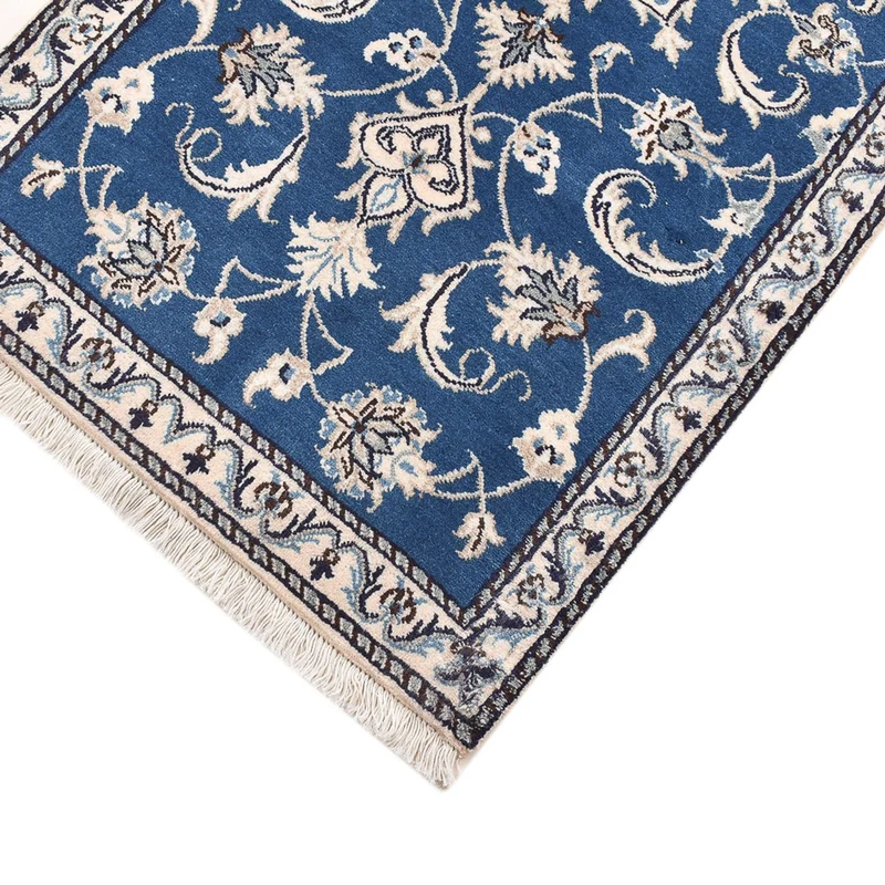 Nain - 12La Teppich 70x140cm - Perserteppich - blau