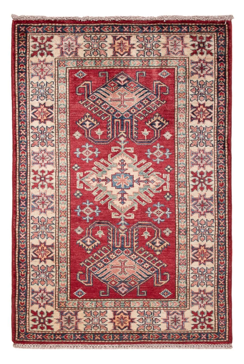 Kazak Teppich 82x120cm - Orientteppich - rot