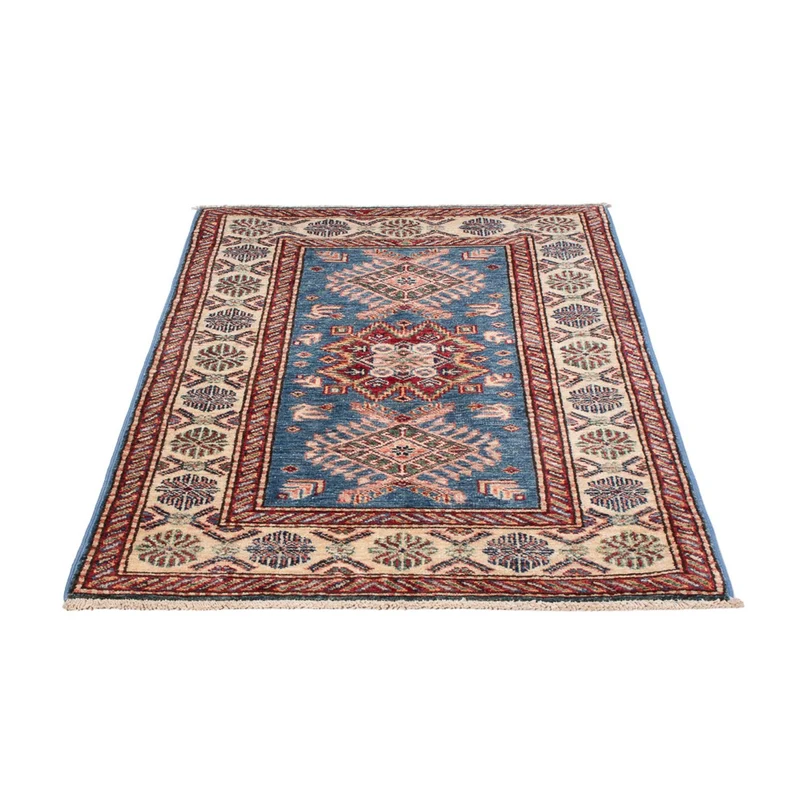 Kazak Teppich 80x122cm - Orientteppich - blau