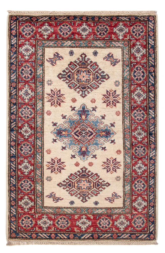 Kazak Teppich 80x121cm - Orientteppich - beige