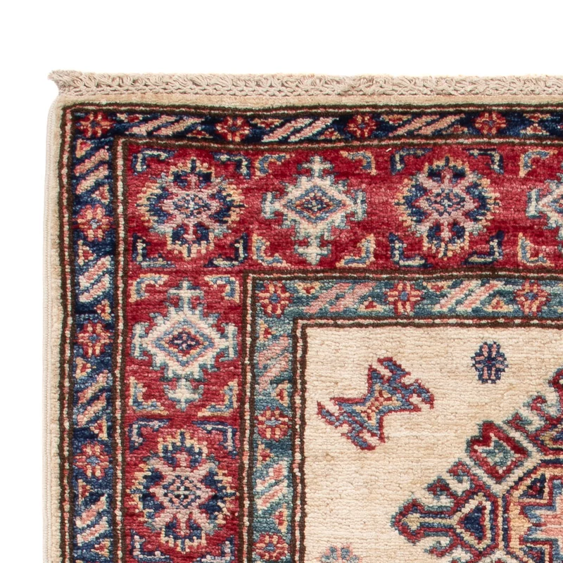 Kazak Teppich 80x121cm - Orientteppich - beige