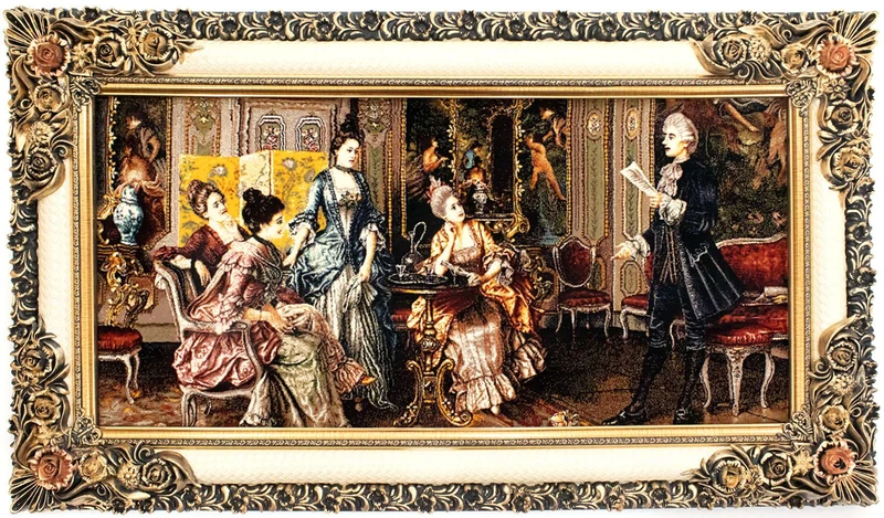 Bild-Teppich 70x120cm - Orientteppich - mehrfarbig