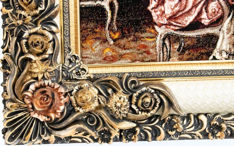Bild-Teppich 70x120cm - Orientteppich - mehrfarbig