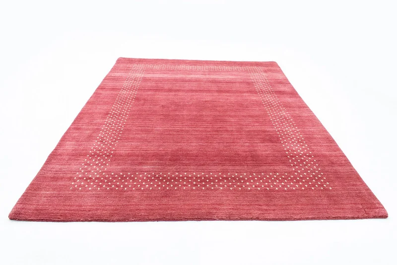 Wollteppich 170x240cm - rot