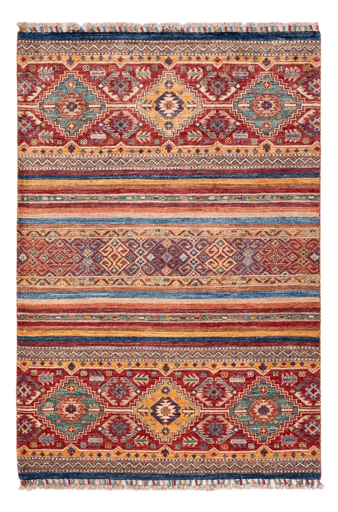 Shal Teppich 100x149cm - Orientteppich - mehrfarbig