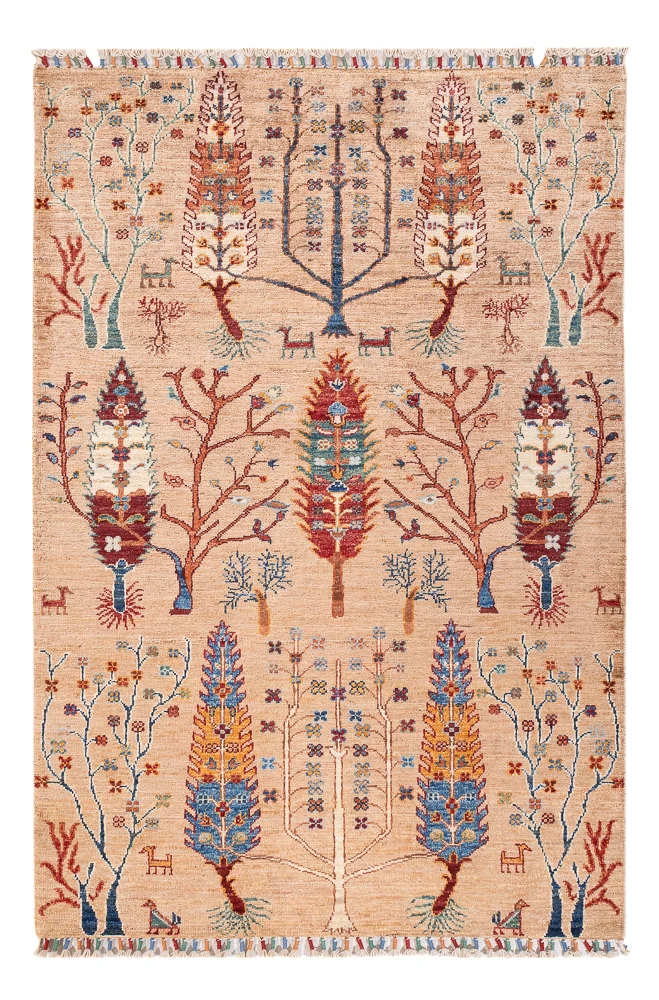 Ariana Teppich 101x147cm - Orientteppich - hellbeige