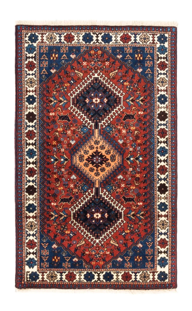 Yalameh Teppich 80x130cm - Perserteppich - rot