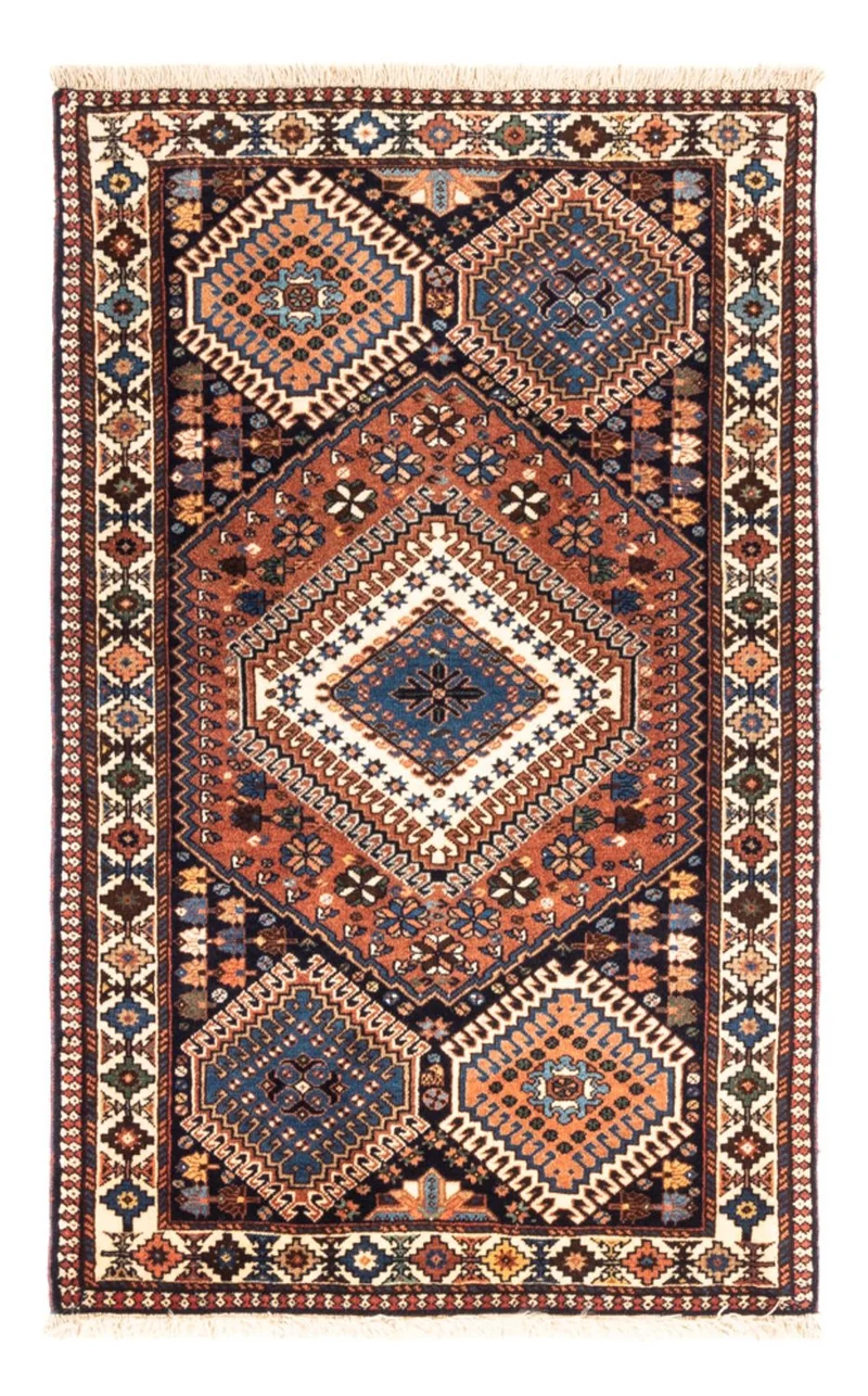 Yalameh Teppich 80x127cm - Perserteppich - rot