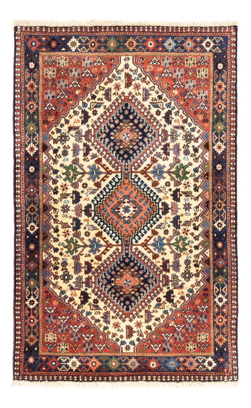 Yalameh Teppich 80x130cm - Perserteppich - creme